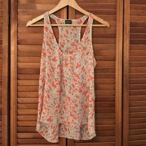 Fun sheer tank blouse